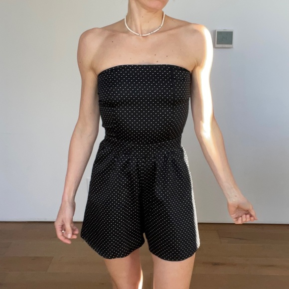 Les Petites made in France polka dot jumpsuit - Picture 2 of 6